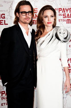 Angelina Jolie’s Wedding Dress Designed By L’Wren Scott. Possibly. Maybe