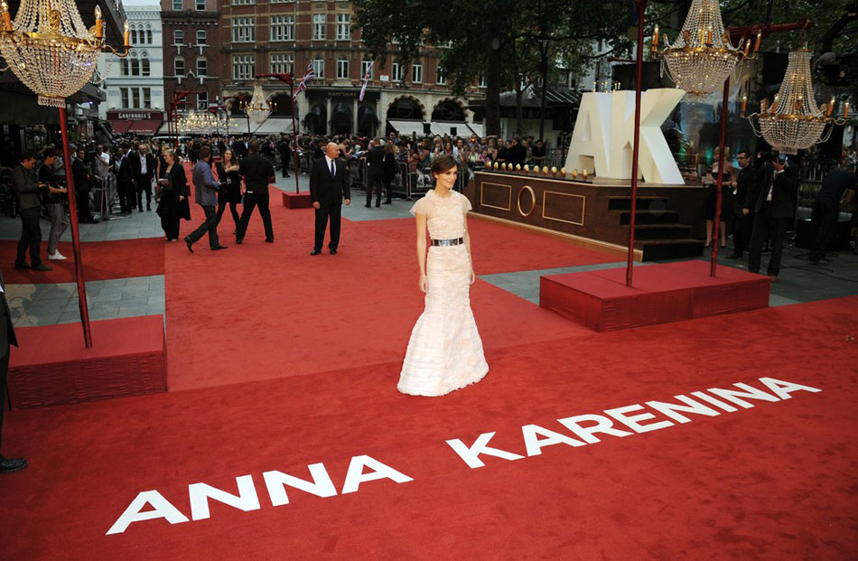 Anna Karenina premiere Keira Knightley