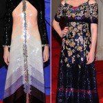 Anna Wintour Kirsten Dunst sequined Chanel dresses Met Ball 2011