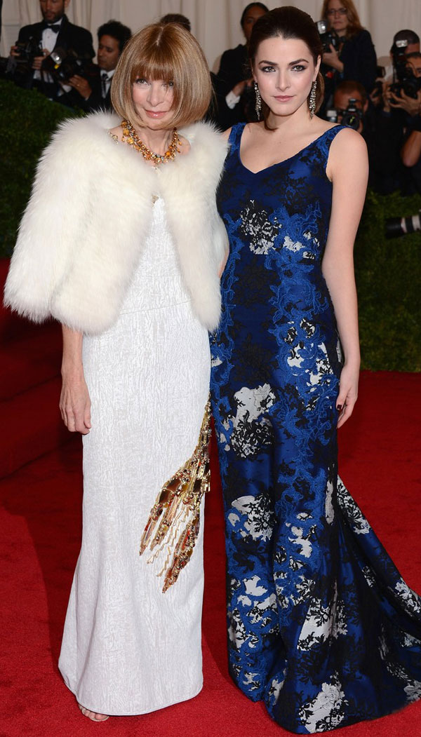 Anna Wintour with daughter Bee Shaffer Met Gala 2012