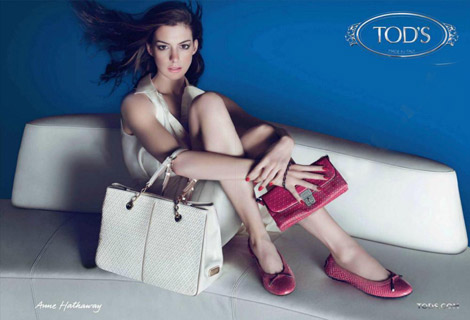 Anne Hathaway Tod s Spring Summer 2012 Ad Campaign