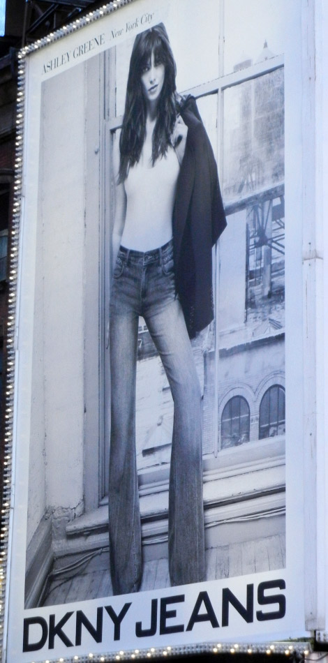 Ashley Greene DKNY Jeans SS 2012 ad campaign Inez and Vinoodh