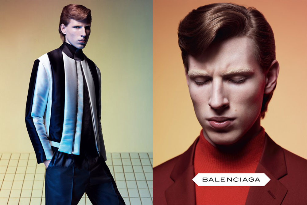 Balenciaga fall winter 2012 2013 first menswear ad campaign