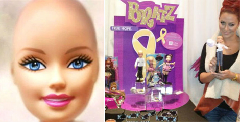 Barbie Bratz bald dolls