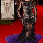 Beyonce Givenchy black dress Met Gala 2012