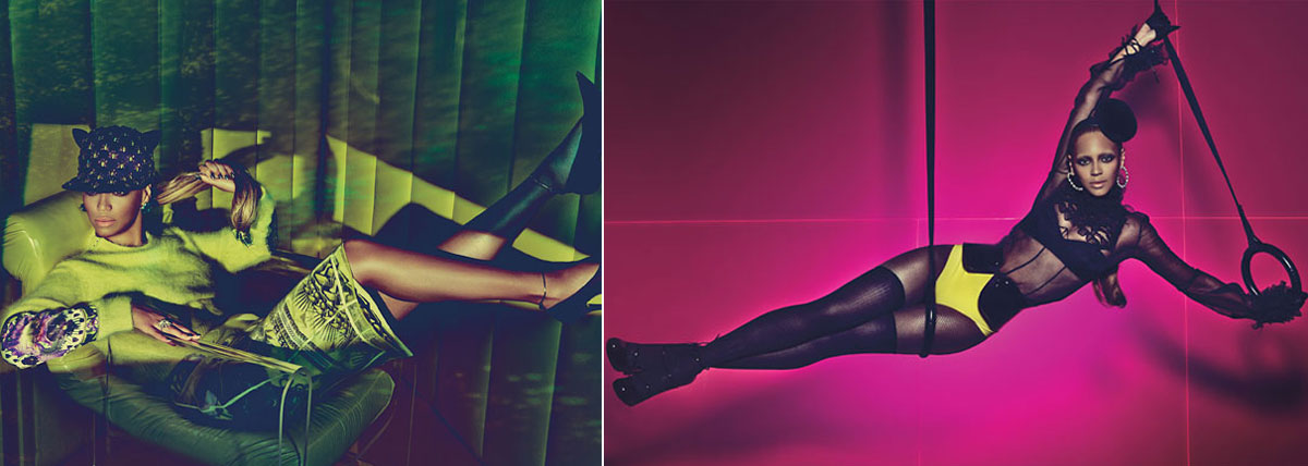 Beyonce W Magazine acrobat