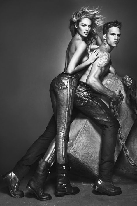 Candice Swanepoel’s Versace Jeans Fall 2012 Ad Campaign