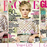 Carey Mulligan identical covers Vogue Elle Glamour