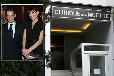 Carla Bruni Sarkozy gave birth to baby girl Clinique de la Muette