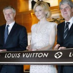 Cate Blanchett at Louis Vuitton store opening