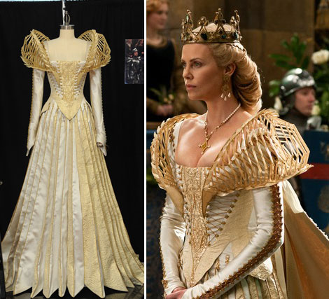 Charlize Theron costume from Snow White movie designed by Colleen Atwood