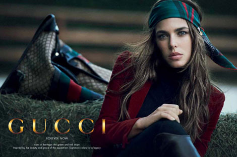 Charlotte Casiraghi Loves Gucci Forever Now