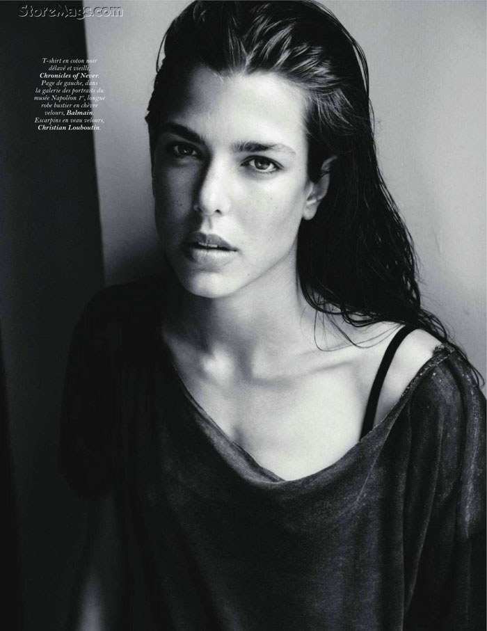 Charlotte Casiraghi portrait Vogue