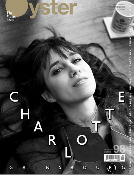 Charlotte Gainsbourg Oyster Magazine cover
