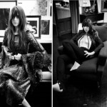 Charlotte Gainsbourg in her home for Oyster Magazine