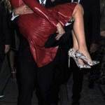Christian Louboutin carries Blake Lively in his arms