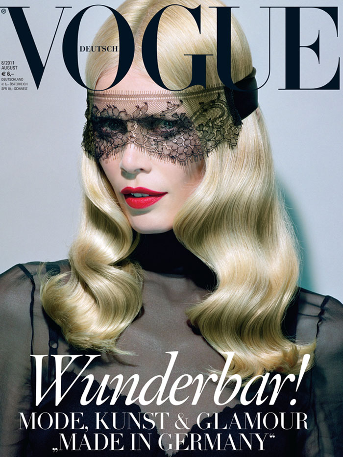 Claudia Schiffer’s Vogue Germany August 2011