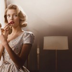 Constance Jablonski Estee Lauder Mad Men makeup collection