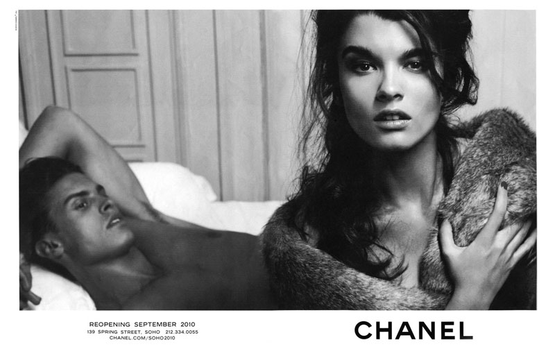 Crystal Renn And Baptiste For Chanel Reopening September 2010