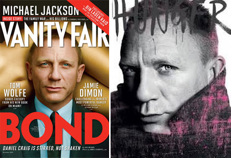 Daniel Craig Bond Covers: Vanity Fair Vs The Hunger