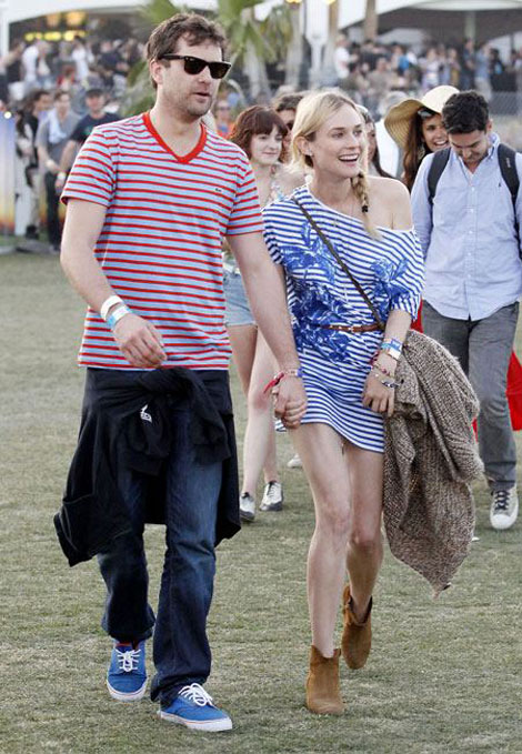 Couple Fashion Alert: Matching Stripes Like Diane Kruger & Joshua Jackson