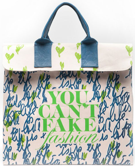 Diane Von Furstenberg Can t Fake Fashion eBay CFDA Tote