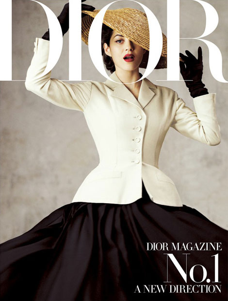 Dior Mag Marion Cotillard covers first issue