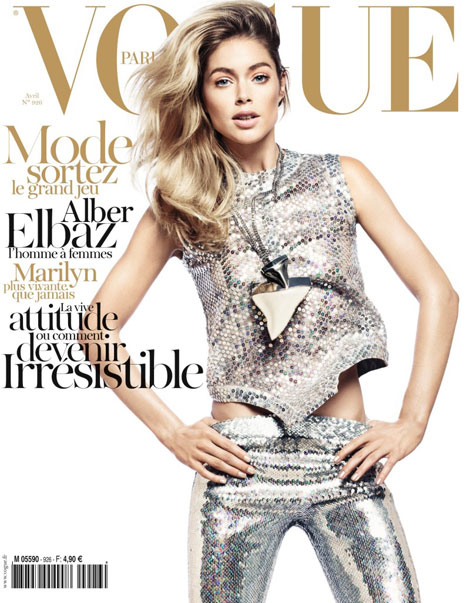 Doutzen Kroes Vogue Paris April 2012 Cover