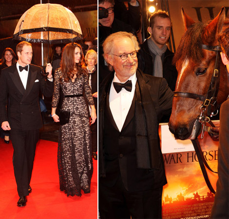 The Duchess Of Cambridge On The Same Red Carpet As The War Horse!