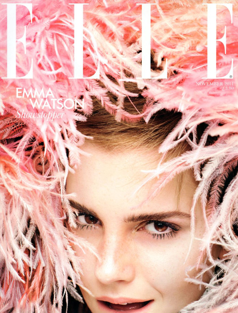 Emma Watson Elle UK November 2011 cover