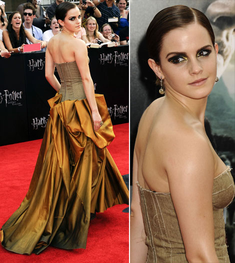 Emma Watson makeup Harry Potter premiere