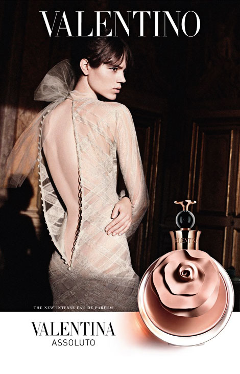 Freja Beha Erichsen’s Valentino Perfume Valentina Assolute Campaign