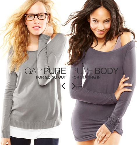Gap Pure oversize tees Slouchy sweaters