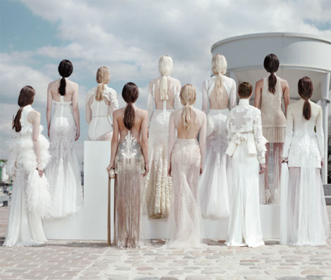 Givenchy Haute Couture Fall 2011 all white
