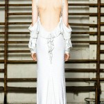 Givenchy Couture Spring 2012 white dress back detail