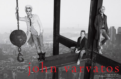 How About Green Day’s Spring Summer 2012 Ad Campaign For John Varvatos?