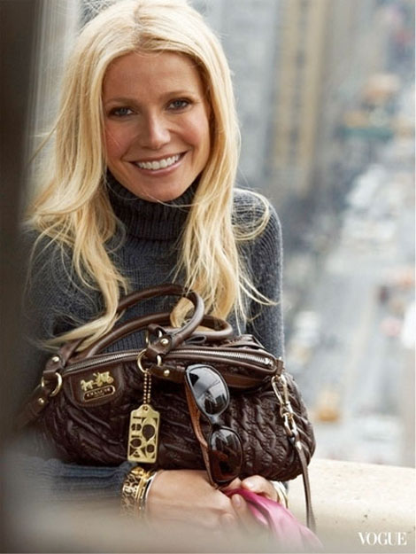 Gwyneth Paltrow Coach ad campaign bags