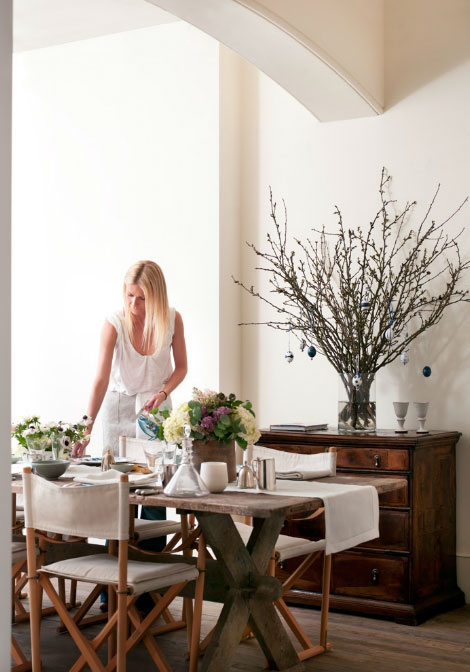 Gwyneth Paltrow s special table