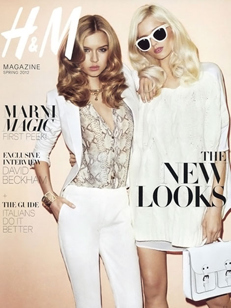 H & M Magazine Spring 2012: Abbey Lee Kershaw, Josephine Skriver