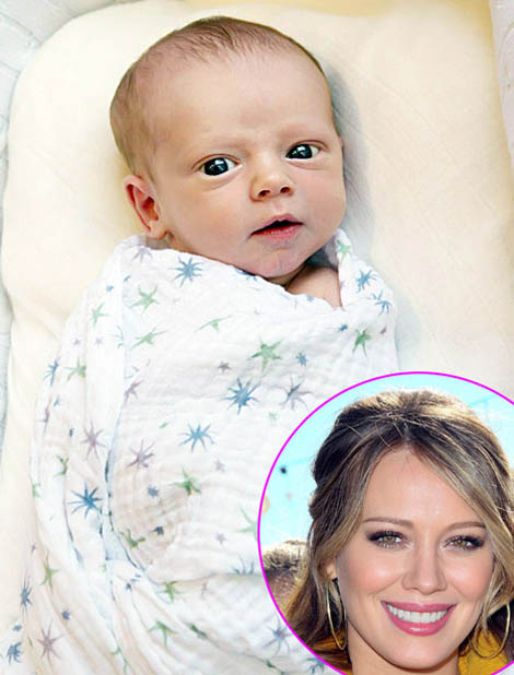 Hilary Duff baby boy Luca