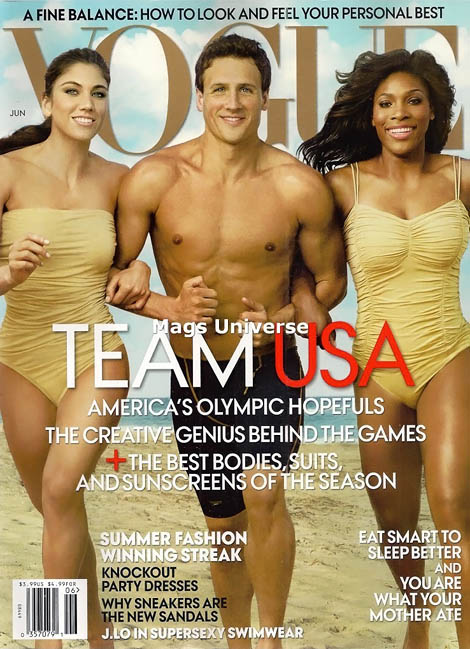 Hope Ryan Serena Olympic cover Vogue US June 2012