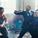 Jason Statham fighting in Tom Ford suit