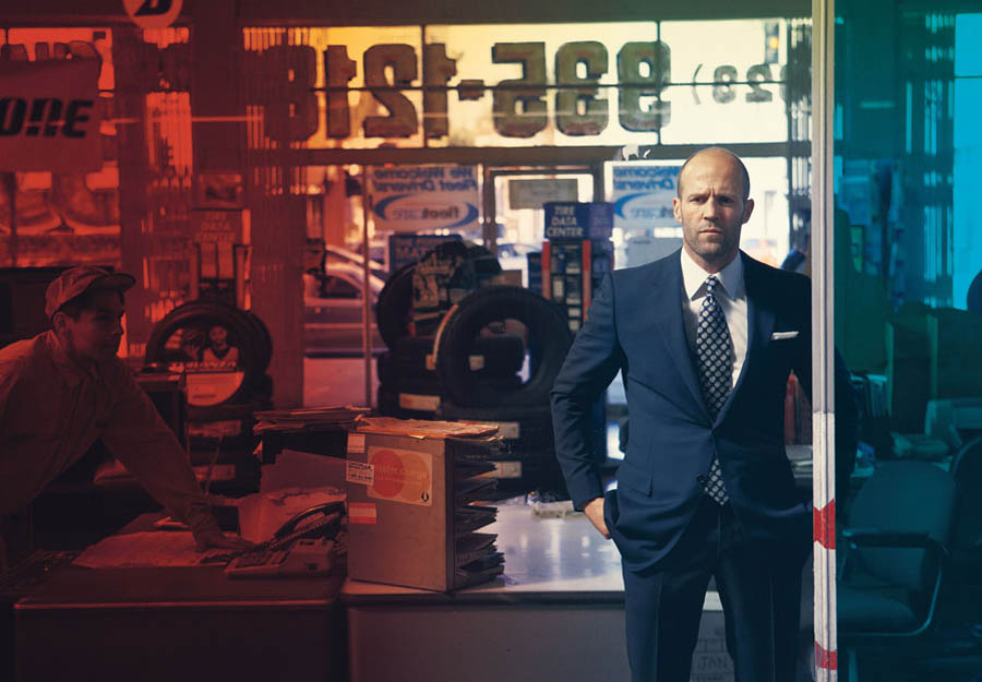 Jason Statham suits up for Details