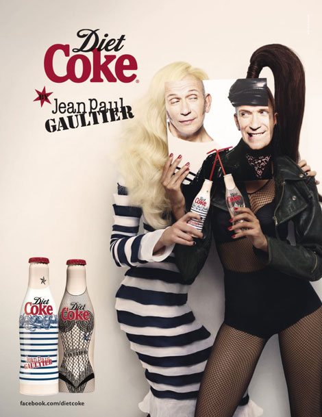 Diet Coke Bottles By Jean Paul Gaultier