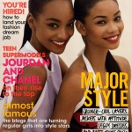 Jourdan Dunn Chanel Iman Teen Vogue November 2009 cover