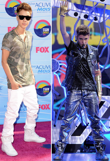 Justin Bieber, The Fashion Icon Teen Choice Awards 2012