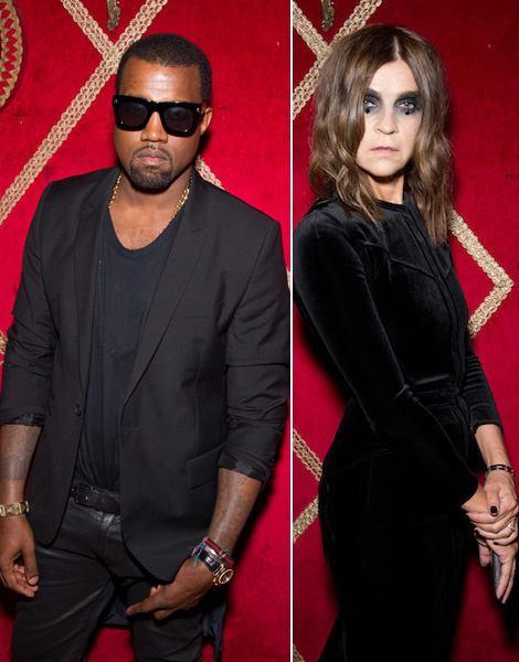 Kanye West at Carine Roitfeld s Irreverent Costume Party