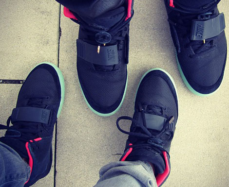 Kanye West Nike Yeezy 2 Sneakers & Kim Kardashian Nike Yeezy 2 Sneakers