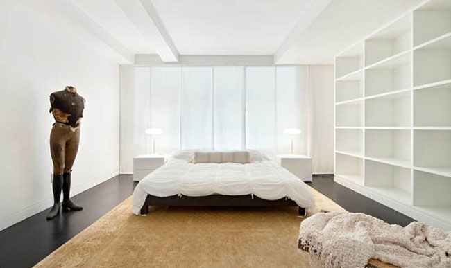 Karl Lagerfeld s bedroom NY Apartment