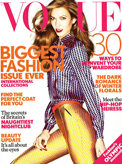 Karlie Kloss Vogue UK September 2012 cover